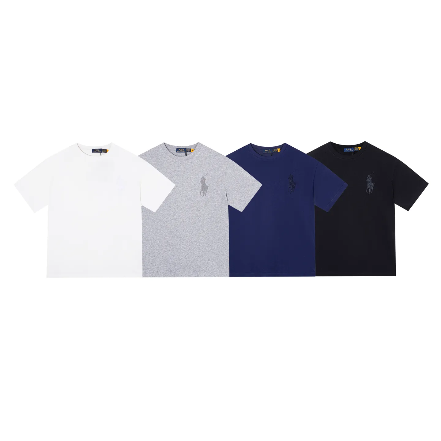 P126 Style number: 509 Ralph Lauren/Ralph Lauren 25ss simultaneously launches one-color horse embroidery round neck short sleeves. The main logo on the neck has a QR code mark, which can be scanned for verification, and the detailed horse logo embroidery is all high-density, all made with imported Tajima machines, which distinguishes low-quality products on the market. 32 counts, 240g hydrophilic toner, 100% cotton fabric, comfortable and soft, highly breathable, focusing on high-end cost-effectiveness, needless to say good quality. Available in a variety of colors, both boys and girls can try this genderless style, giving them a yuppie tone in no time. Immerse yourself in your leisurely style, and have your own style in retro. Natural, vivid, and very French romantic feelings perfectly integrate the youthful atmosphere with the trend. The clever embellishment of the horse logo embroidery carries all the eye-catching points. Color: black, white, navy blue, light gray Size: S-xL S Shoulder width 44 Bust 100 Sleeve length 22 Clothing length 68 M Shoulder width 46 Bust 104 Sleeve length 23 Clothing length 70 L Shoulder width 63 Bust 108 Sleeve length 24 Clothing length 72 xL Shoulder width 50 Bust 112 Sleeve length 25 Clothing length 74